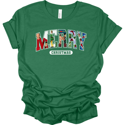 Merry Christmas Movies Women's Graphic Tee