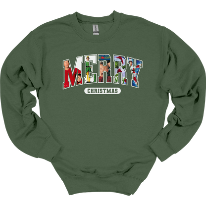 Merry Christmas Movies Women's Crewneck