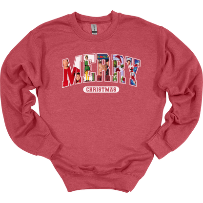 Merry Christmas Movies Women's Crewneck