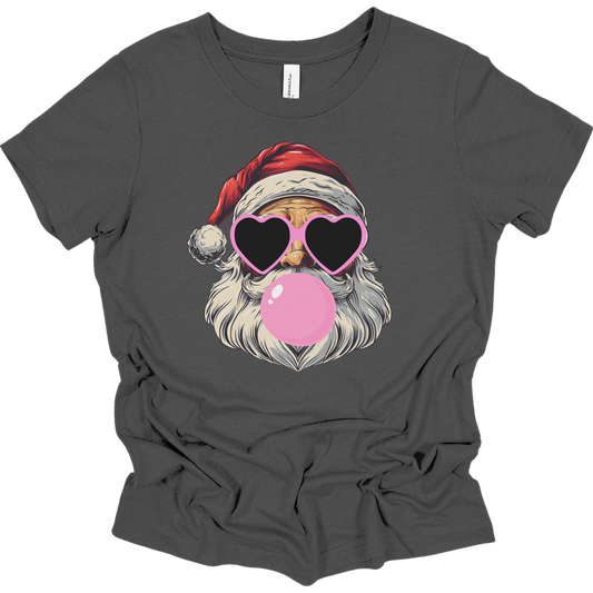 Bubblegum Santa Youth Graphic Tee