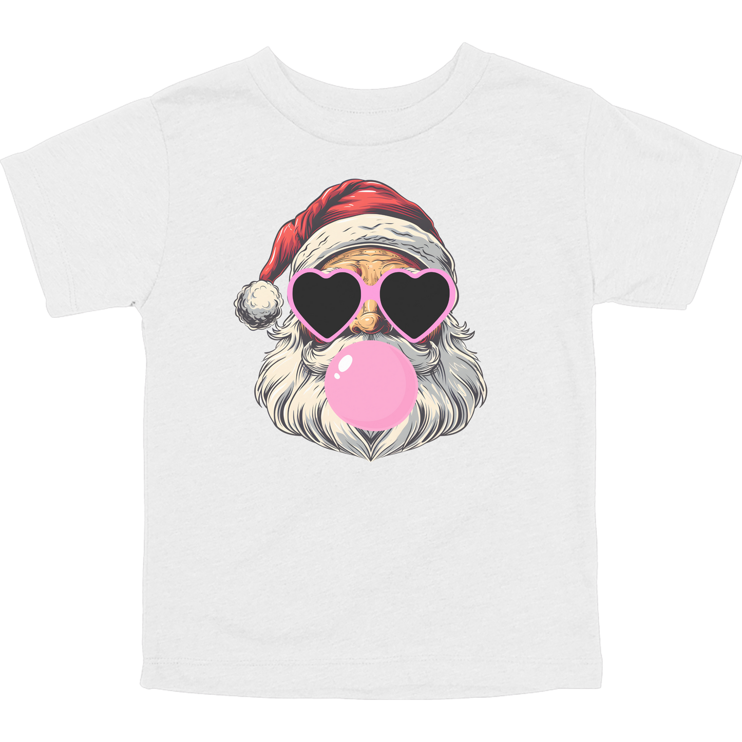 Bubblegum Santa Toddler Graphic Tee