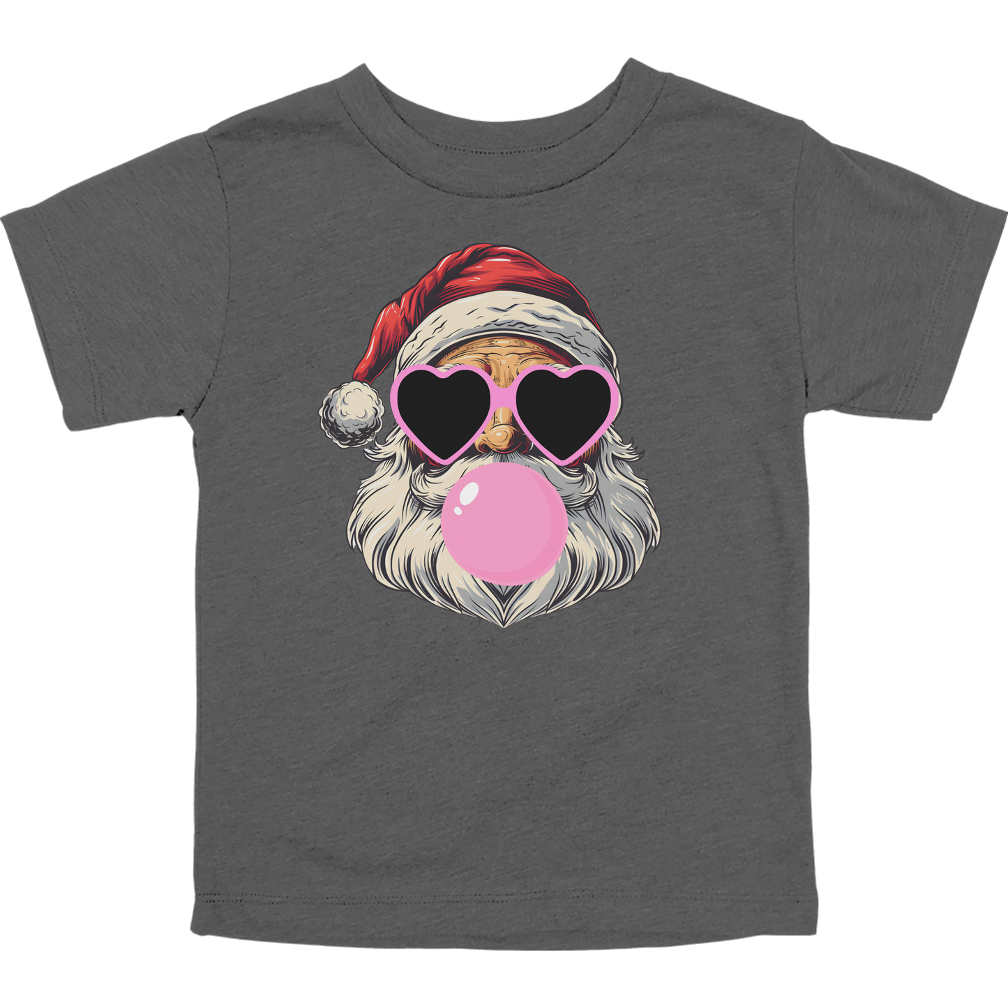 Bubblegum Santa Toddler Graphic Tee