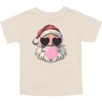 Bubblegum Santa Toddler Graphic Tee