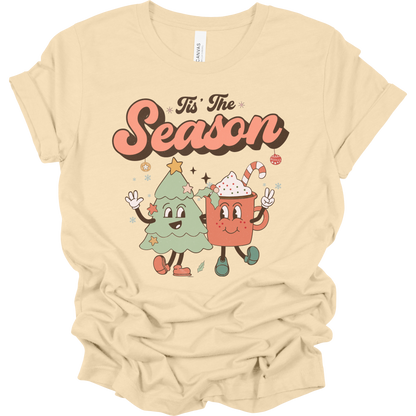 Retro Tis the Season Women's Graphic Tee