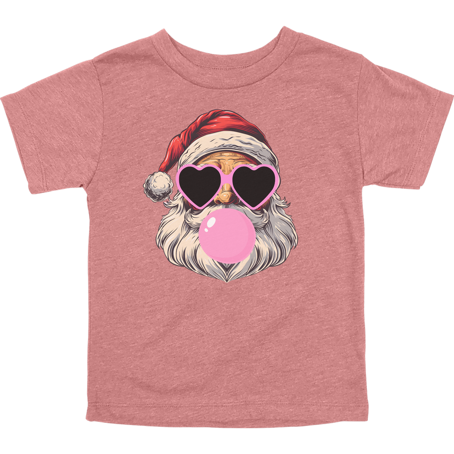 Bubblegum Santa Toddler Graphic Tee