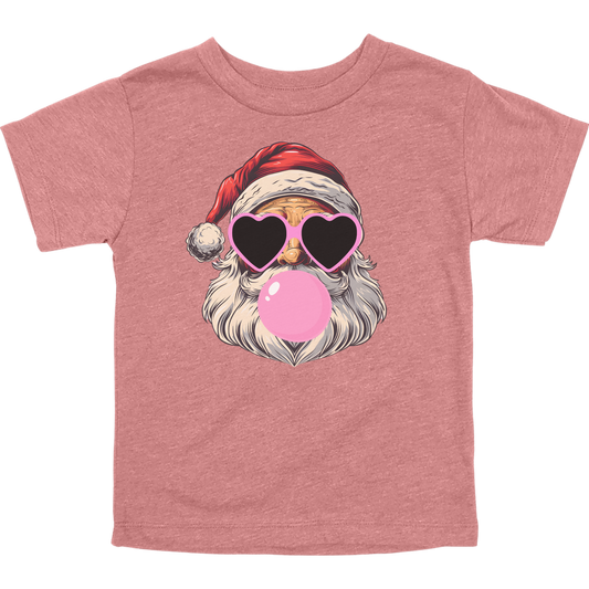 Bubblegum Santa Toddler Graphic Tee