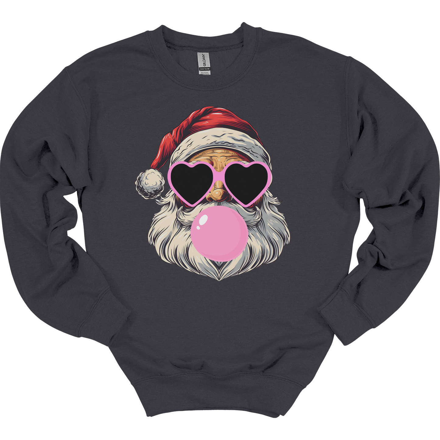 Bubblegum Santa Women's Crewneck