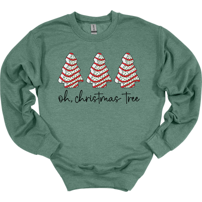 Oh Christmas Tree Cake Women's Crewneck