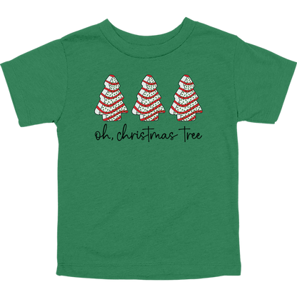 Oh Christmas Tree Cake Toddler Graphic Tee