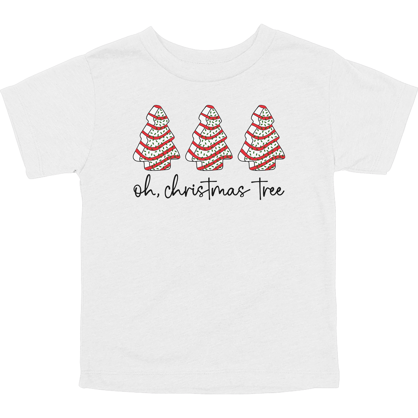 Oh Christmas Tree Cake Toddler Graphic Tee