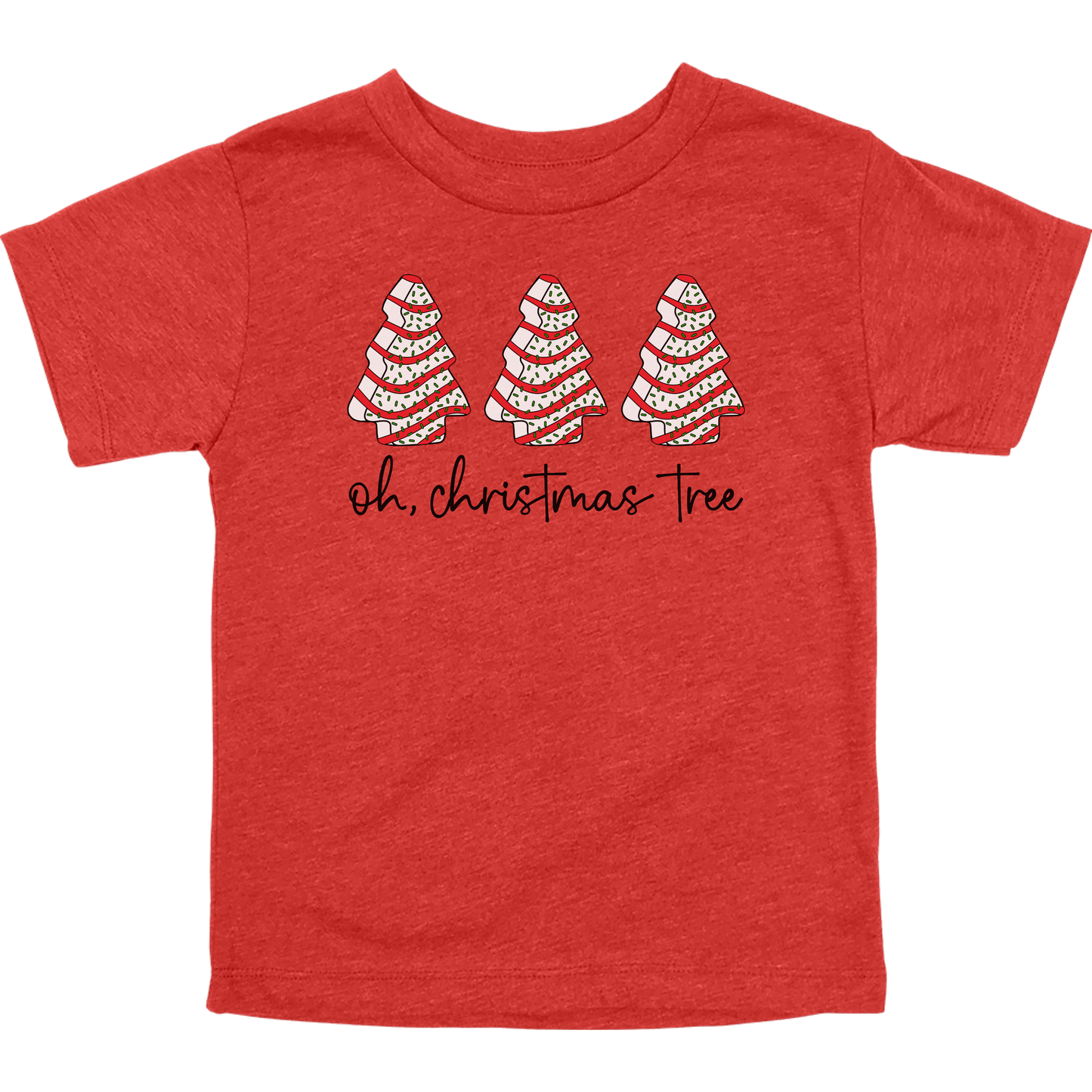 Oh Christmas Tree Cake Toddler Graphic Tee