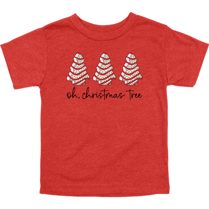 Oh Christmas Tree Cake Toddler Graphic Tee