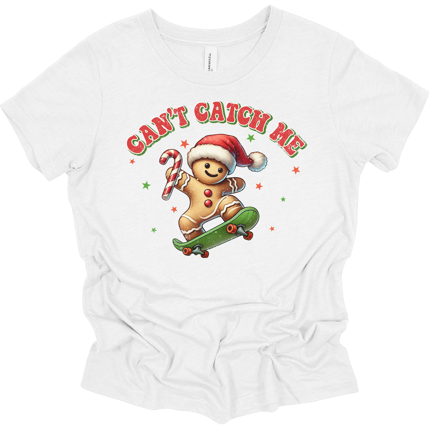 Gingerbread Man Youth Graphic Tee