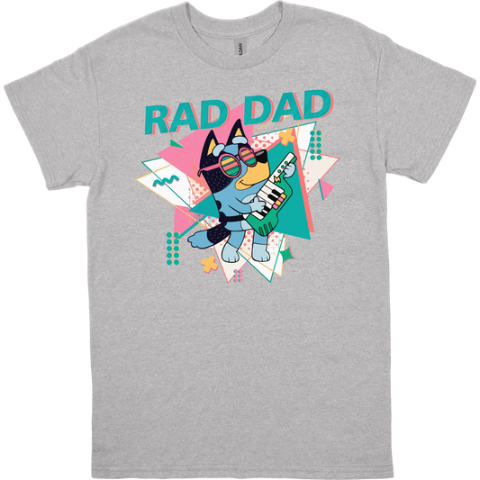 Rad Dad Bluey Men's Graphic Tee