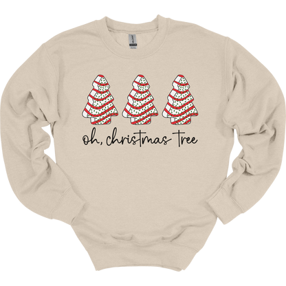 Oh Christmas Tree Cake Women's Crewneck