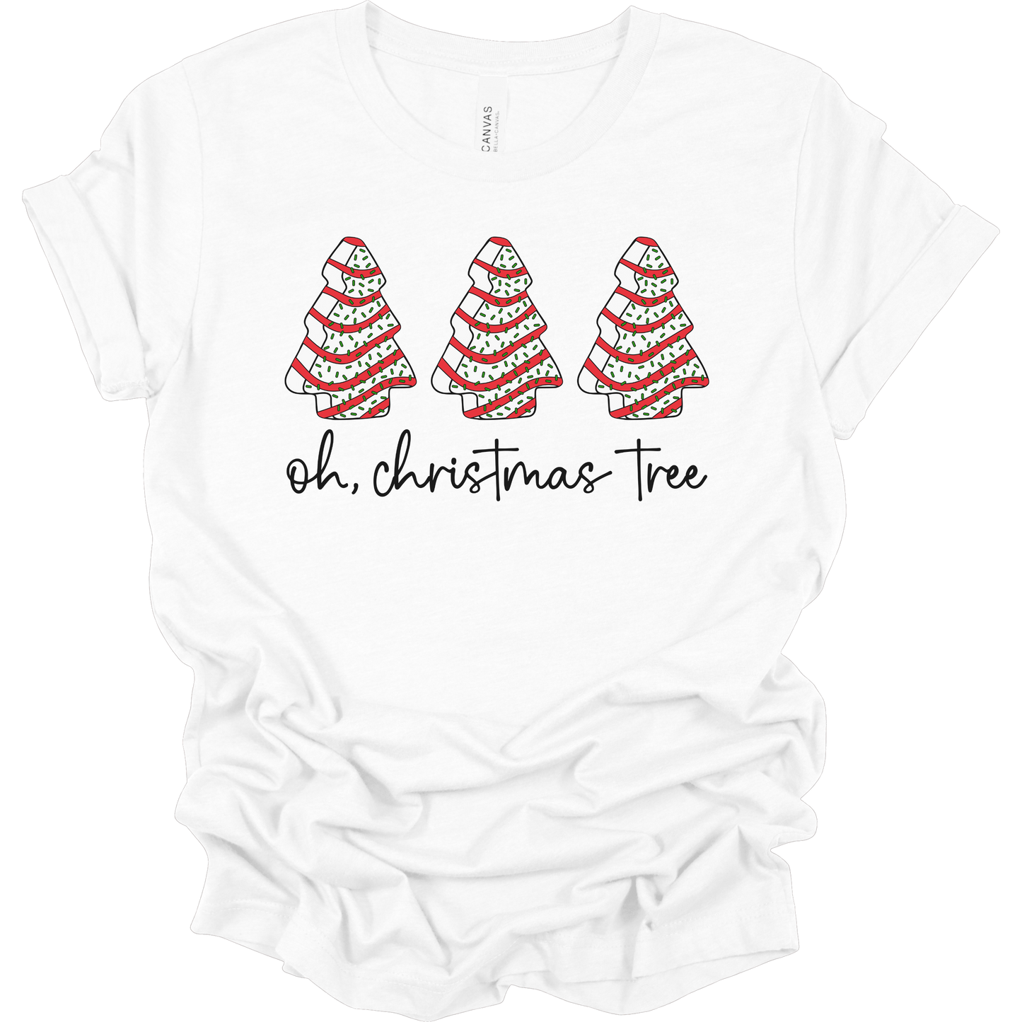 Oh Christmas Tree Cake Women's Graphic Tee