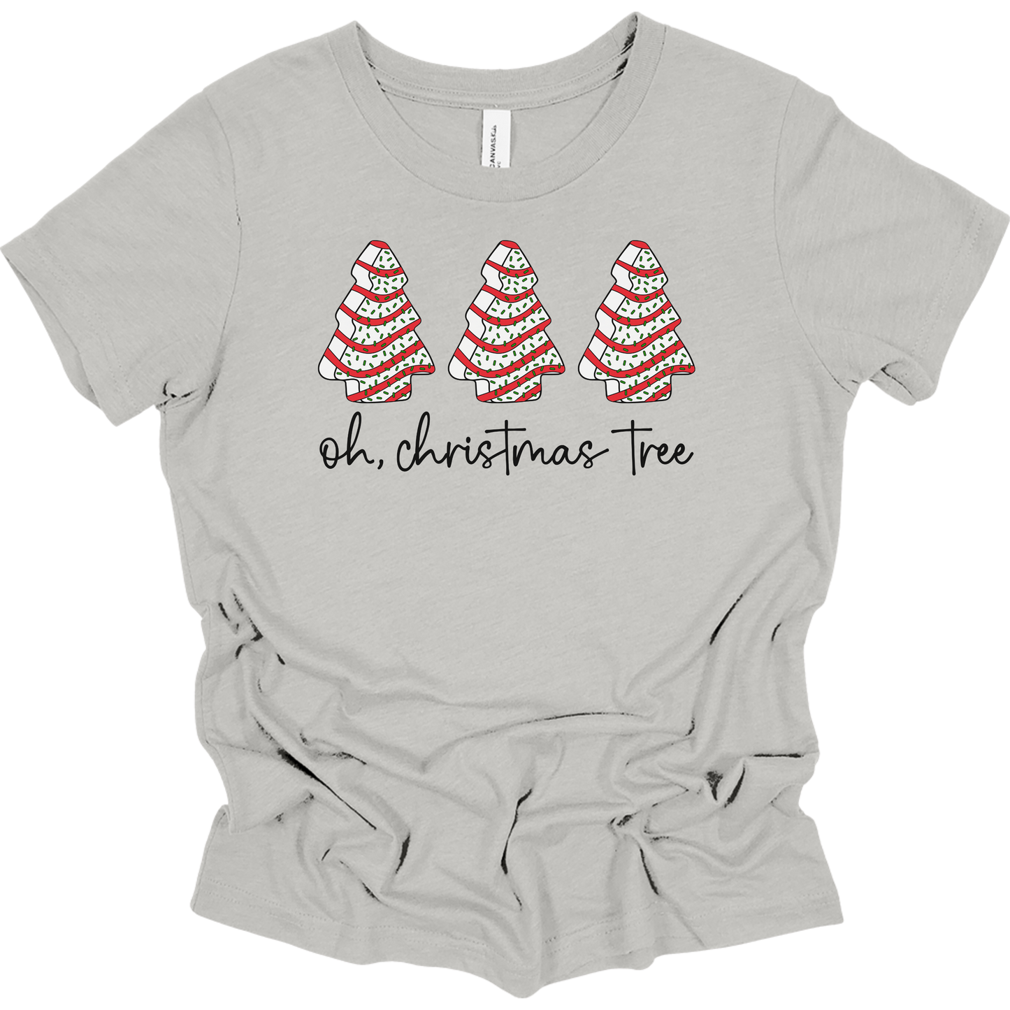 Oh Christmas Tree Cake Youth Graphic Tee