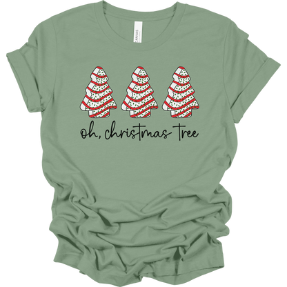 Oh Christmas Tree Cake Women's Graphic Tee