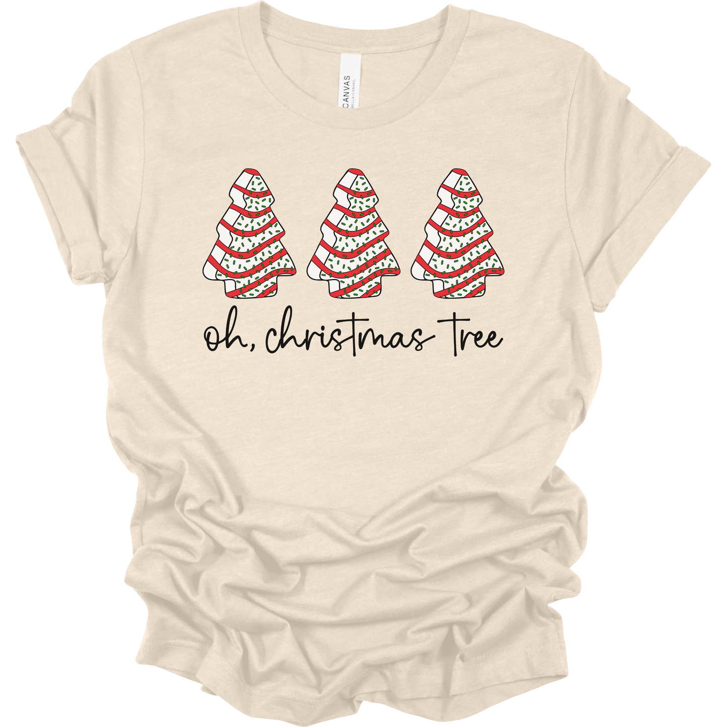 Oh Christmas Tree Cake Women's Graphic Tee