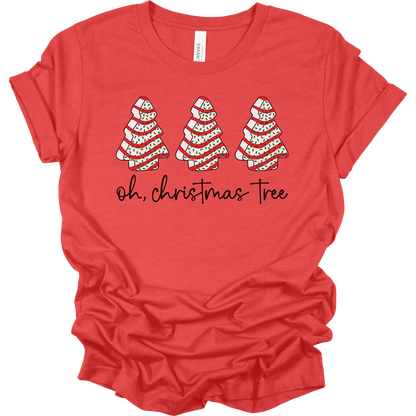 Oh Christmas Tree Cake Women's Graphic Tee