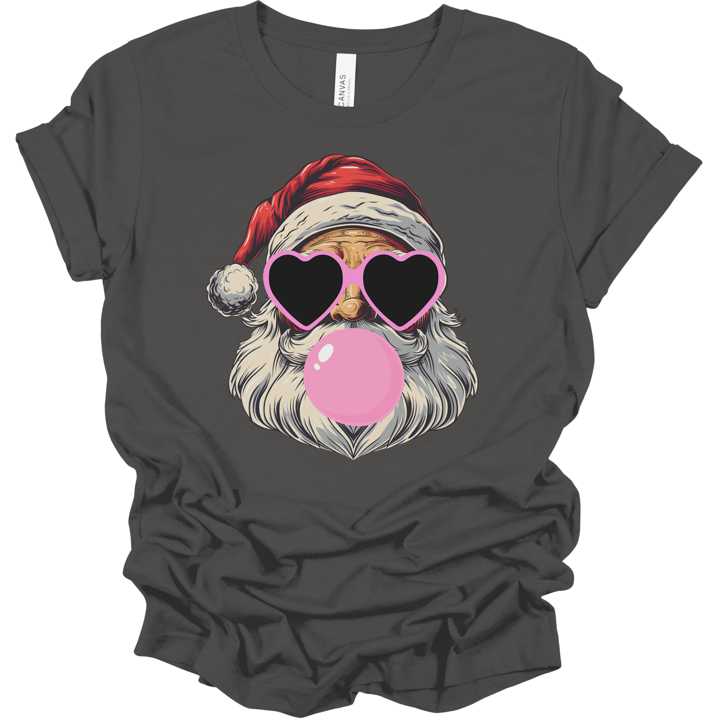 Bubblegum Santa Women's Graphic Tee