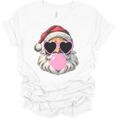 Bubblegum Santa Women's Graphic Tee