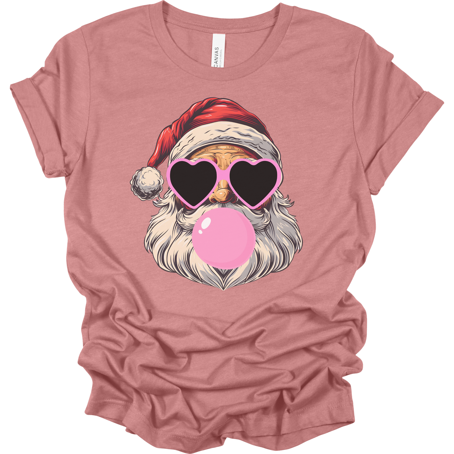 Bubblegum Santa Women's Graphic Tee