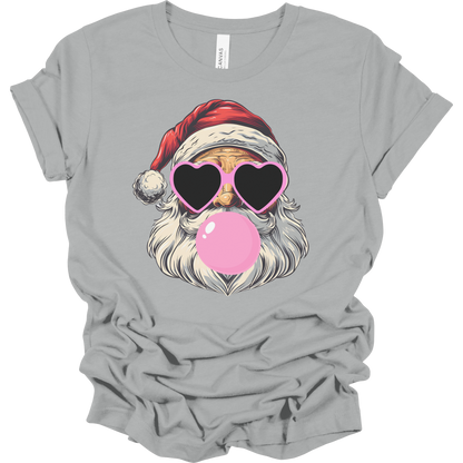 Bubblegum Santa Women's Graphic Tee