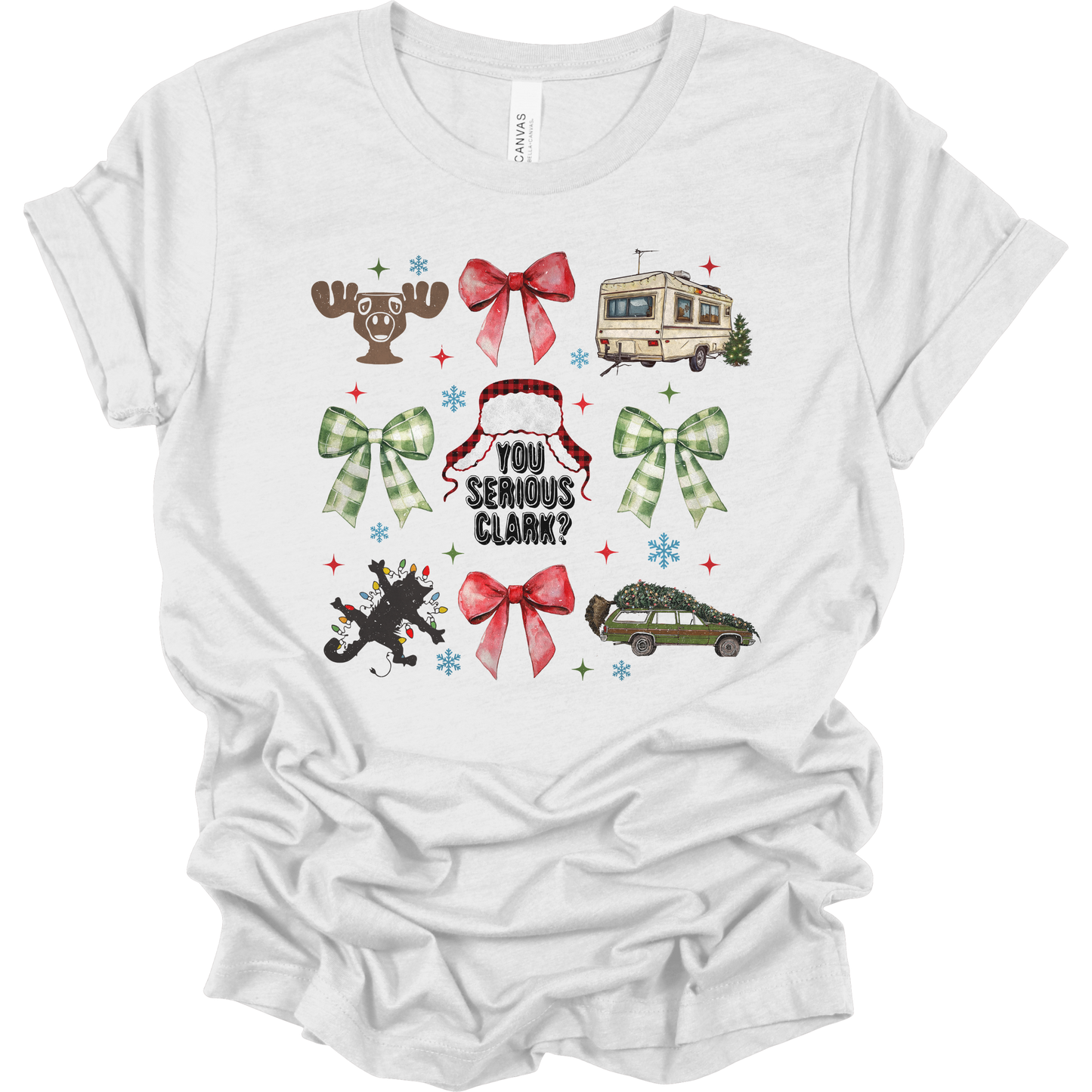 Christmas Vacation Coquette Women's Graphic Tee