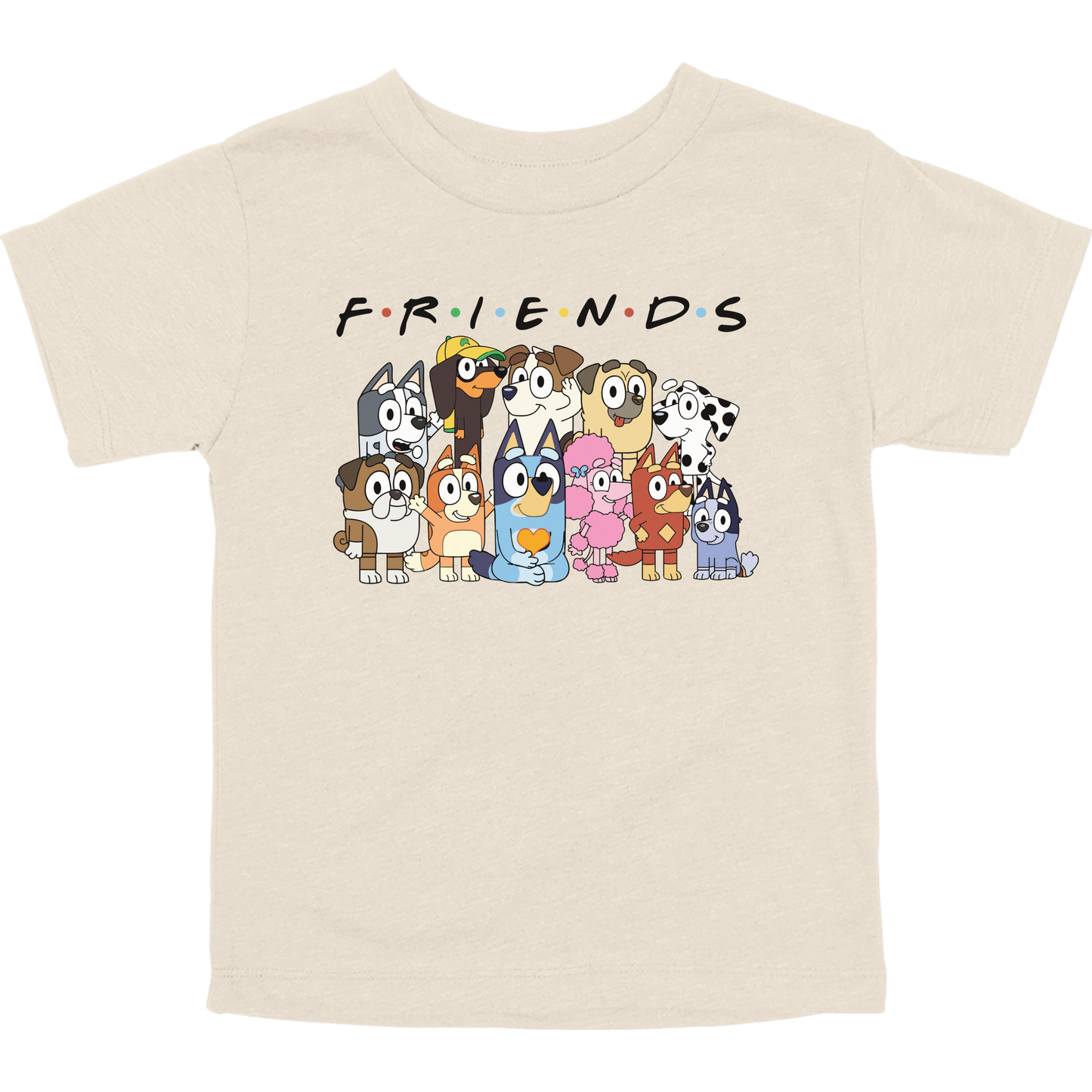 Bluey F.R.I.E.N.D.S Toddler Graphic Tee