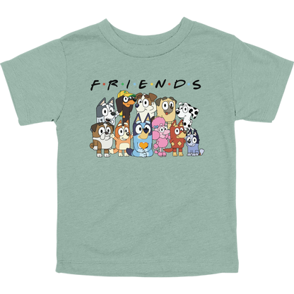 Bluey F.R.I.E.N.D.S Toddler Graphic Tee