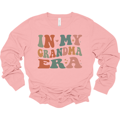 In My Grandma Era Women's Long Sleeve Graphic Tee