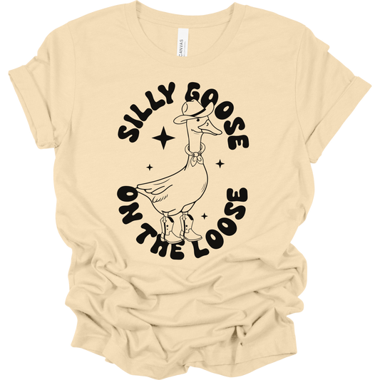 Silly Goose on the Loose Women's Graphic Tee