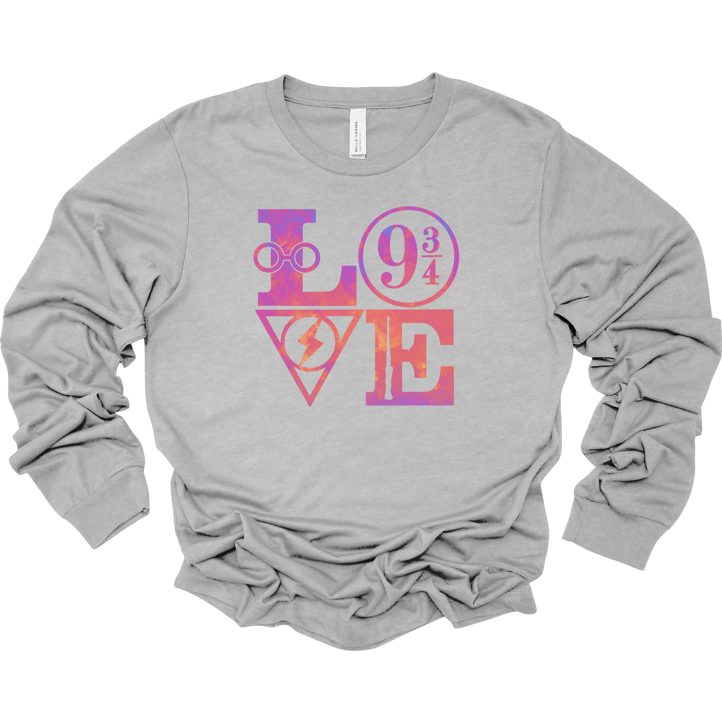 Harry Potter LOVE Women's Long Sleeve Graphic Tee