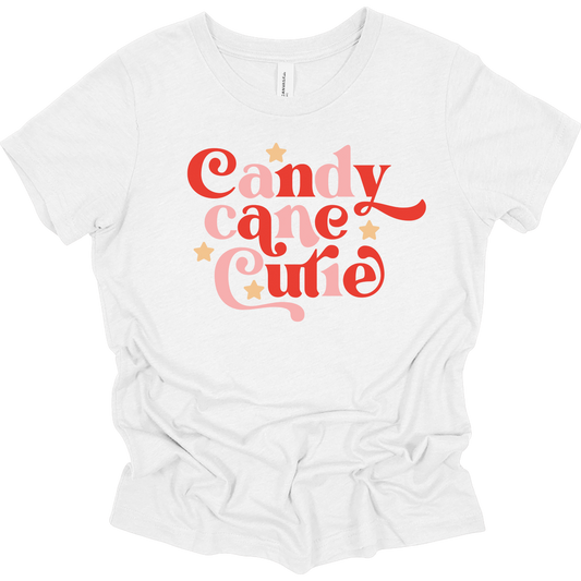 Candy Cane Cutie Youth Graphic Tee