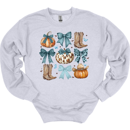 Fall Western Coquette Women's Crewneck