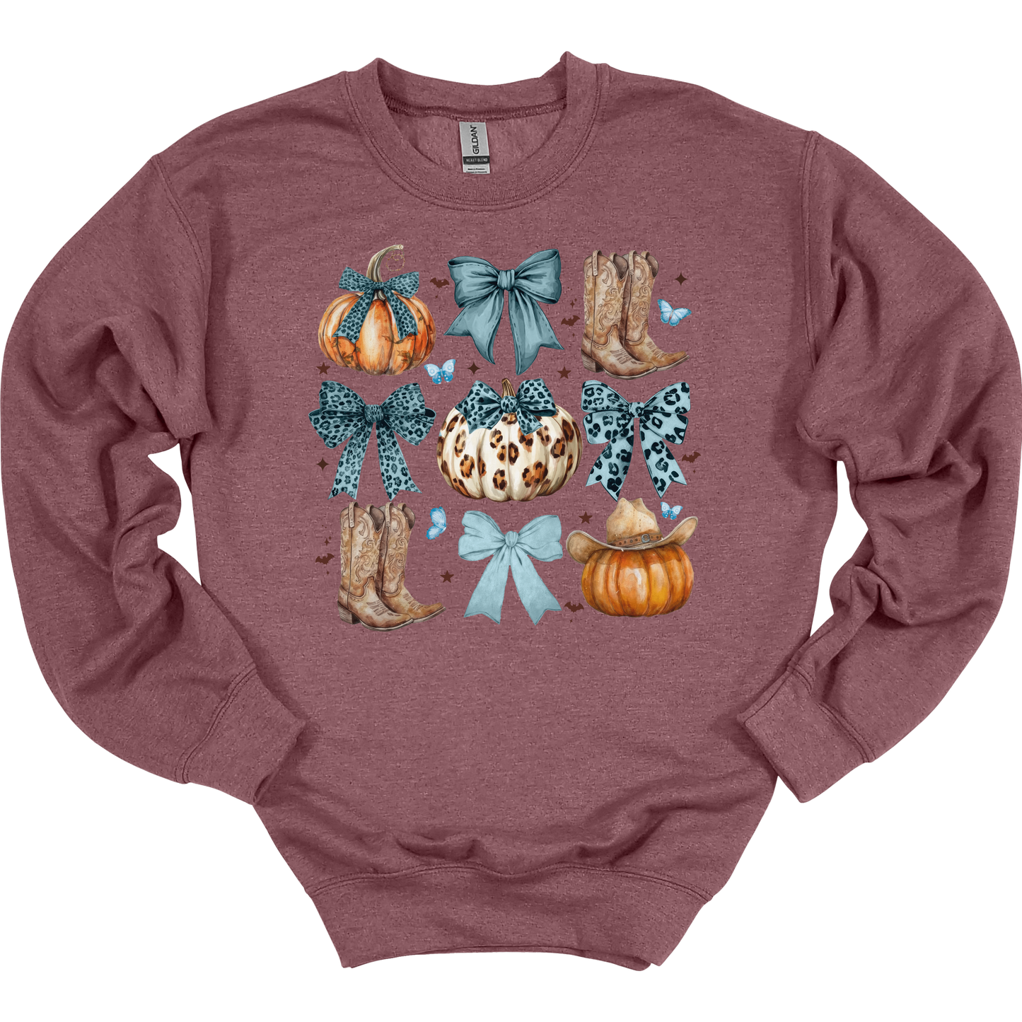 Fall Western Coquette Women's Crewneck