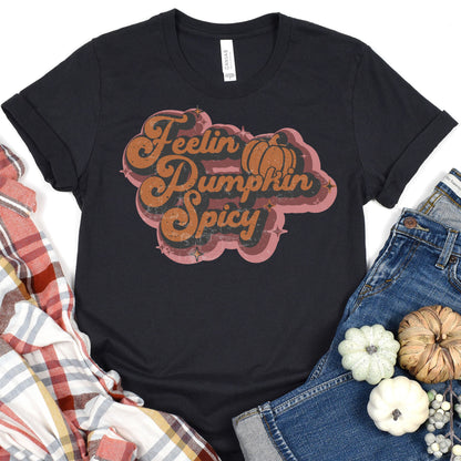 Feelin Pumpkin Spicy Women's Graphic Tee