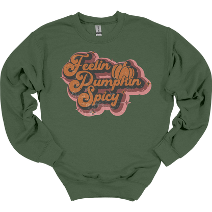 Feelin Pumpkin Spicy Women's Crewneck