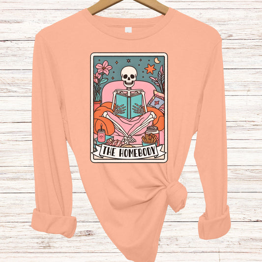 Homebody Tarot Card Women's Long Sleeve