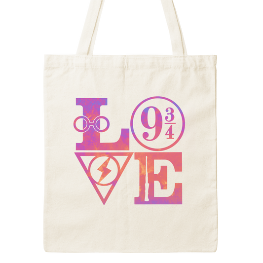 Harry Potter LOVE Canvas Tote Bag