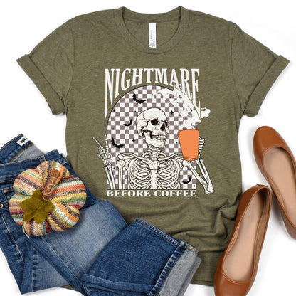 Nightmare Before Coffee Women's Graphic Tee