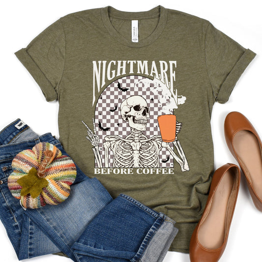 Nightmare Before Coffee Women's Graphic Tee