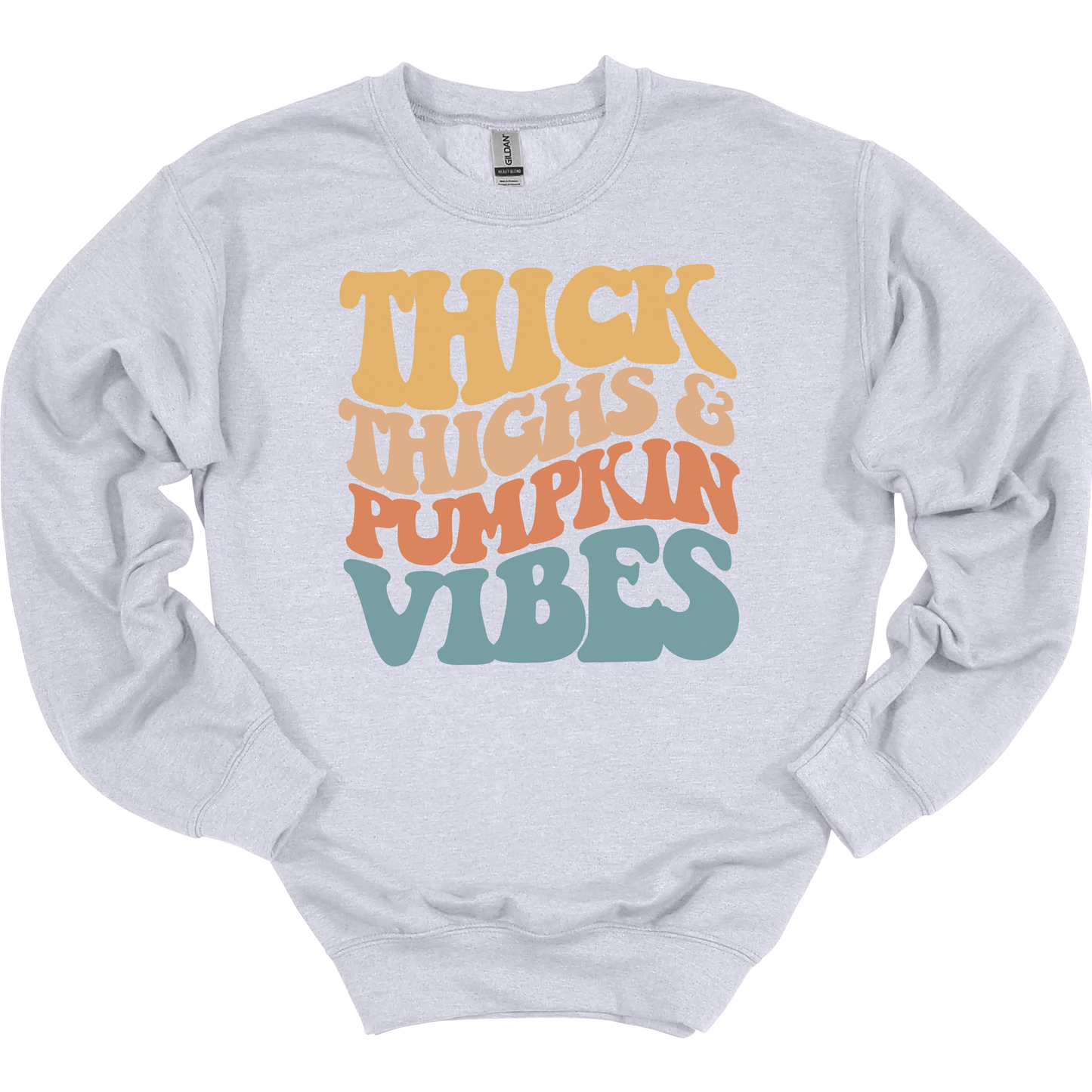 Thick Thighs & Pumpkin Vibes Women's Crewneck