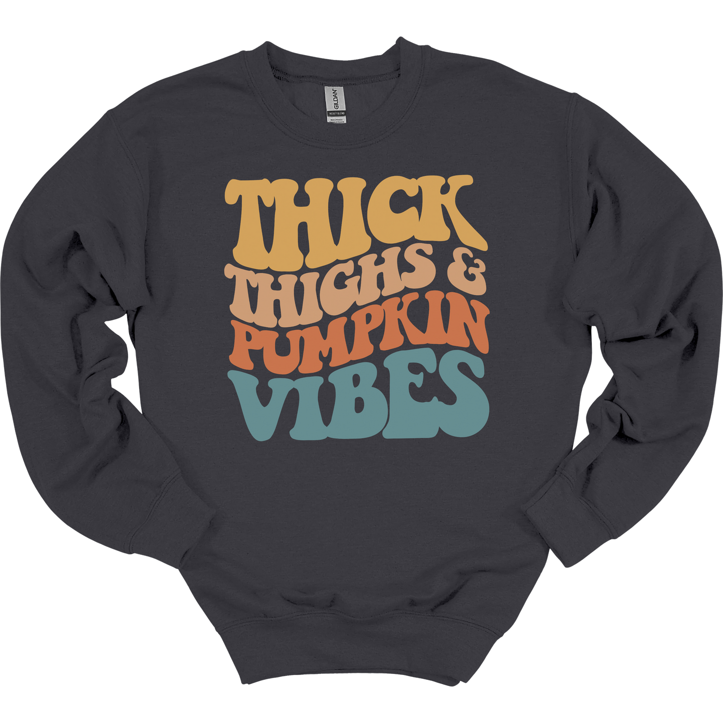 Thick Thighs & Pumpkin Vibes Women's Crewneck