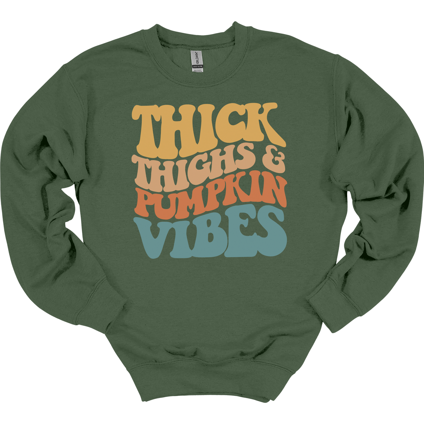 Thick Thighs & Pumpkin Vibes Women's Crewneck