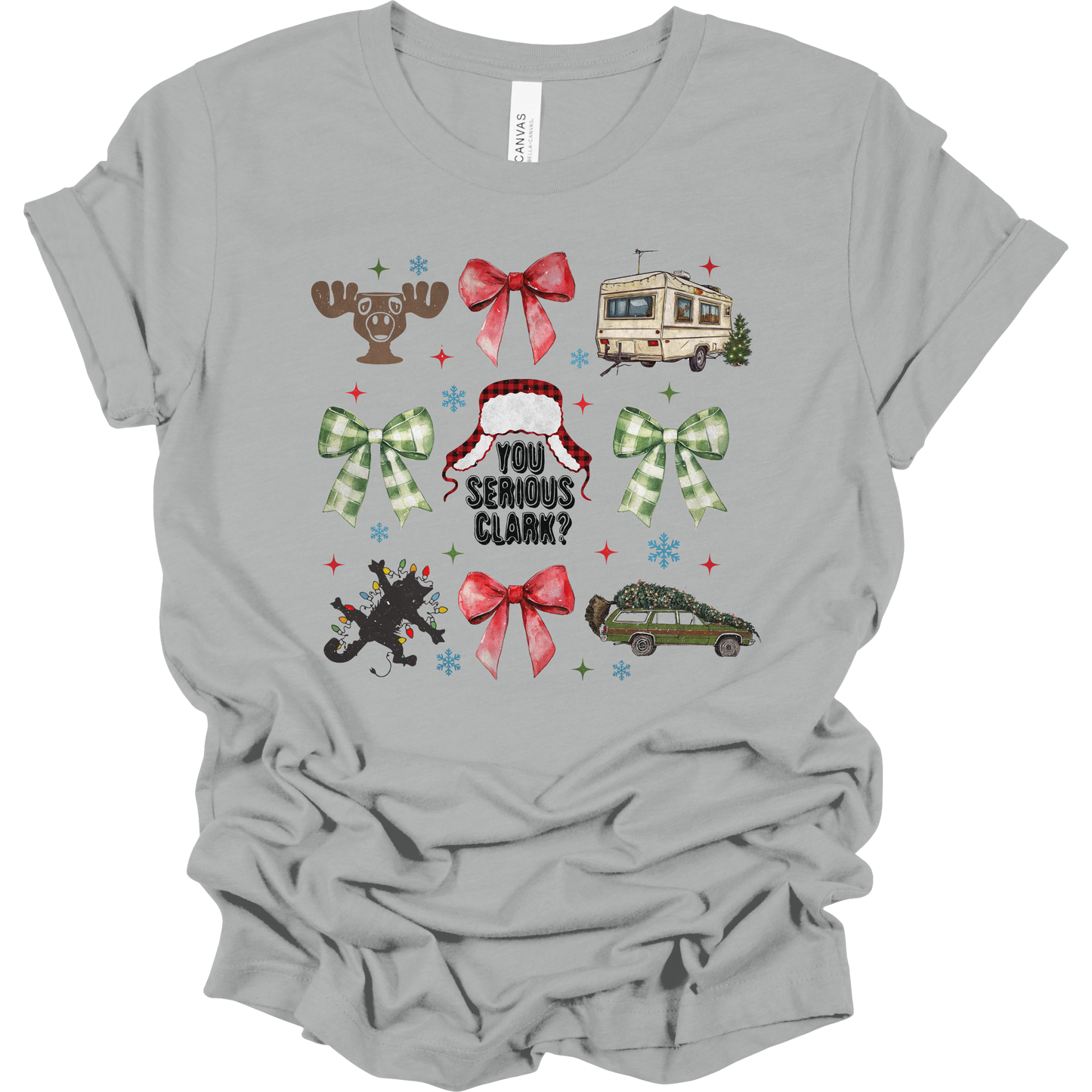 Christmas Vacation Coquette Women's Graphic Tee