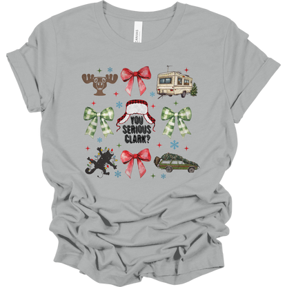 Christmas Vacation Coquette Women's Graphic Tee